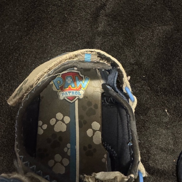Paw Patrol Kids Sandals - Blue and Black. Comfy! Great for play or casual. 11T - Picture 3 of 8